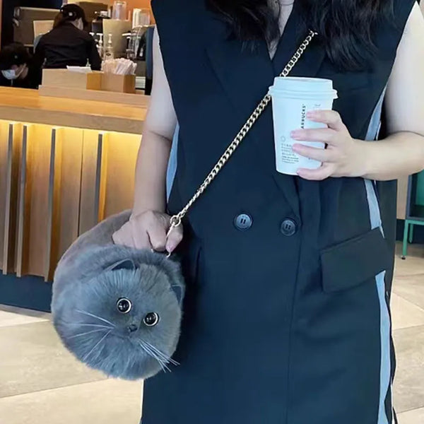 Realistic cat bag