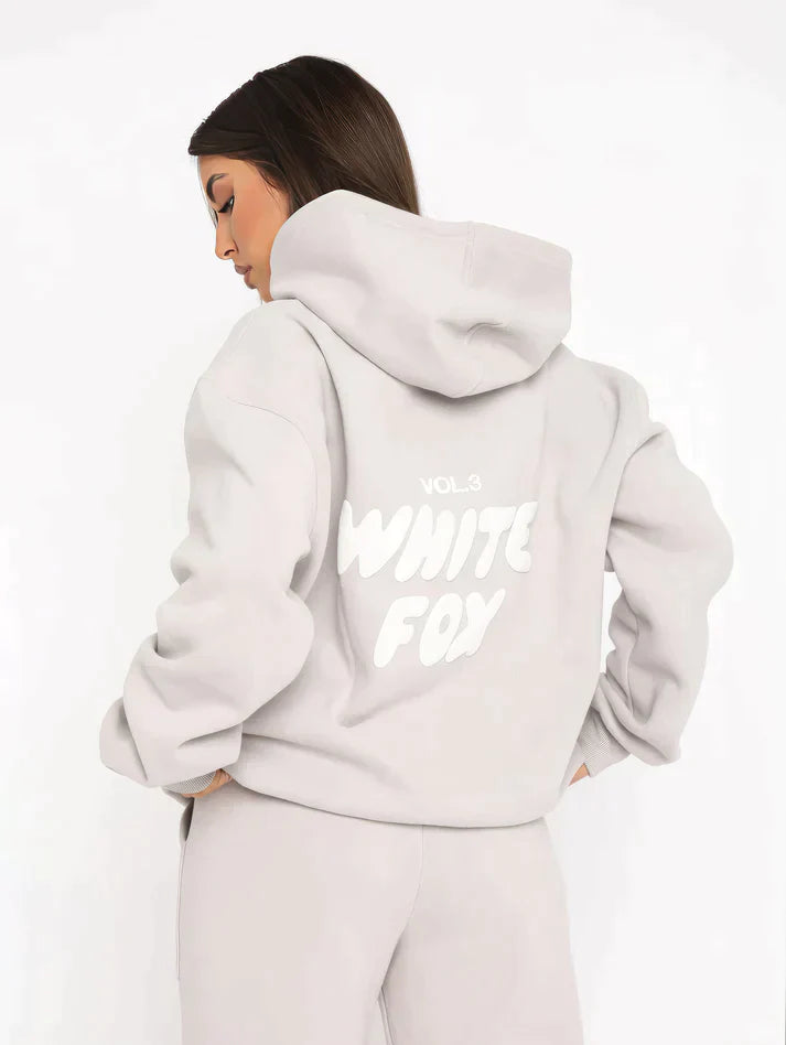 WHITE FOX HOODIE + FREE MATCHING SWEATS