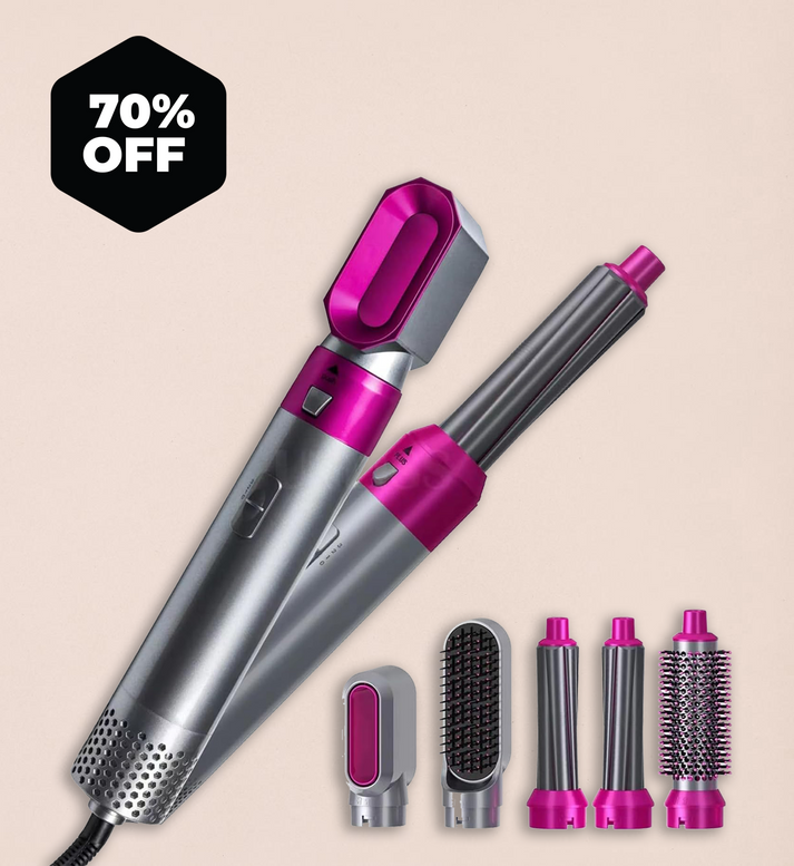 Mega Deals-5-in-1 Hair Curler